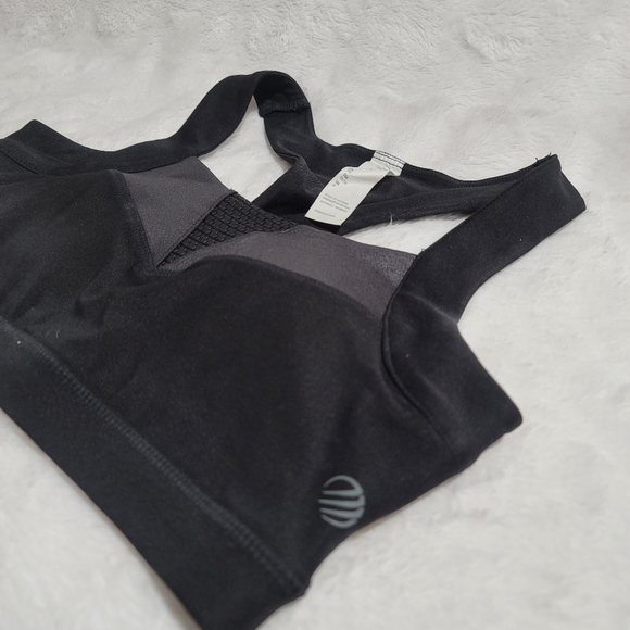 MPG pad sport bralette bra racerback black breathable XS New - Picture 2 of 7